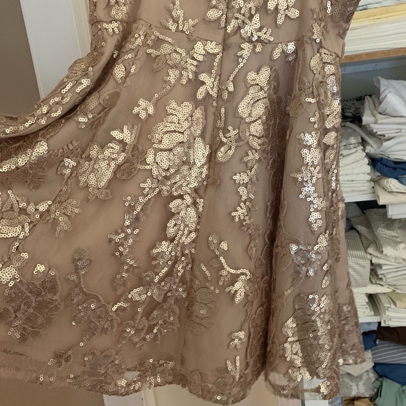 Lovers and Friends Rose Gold Sequin Dress - Picture 4 of 4